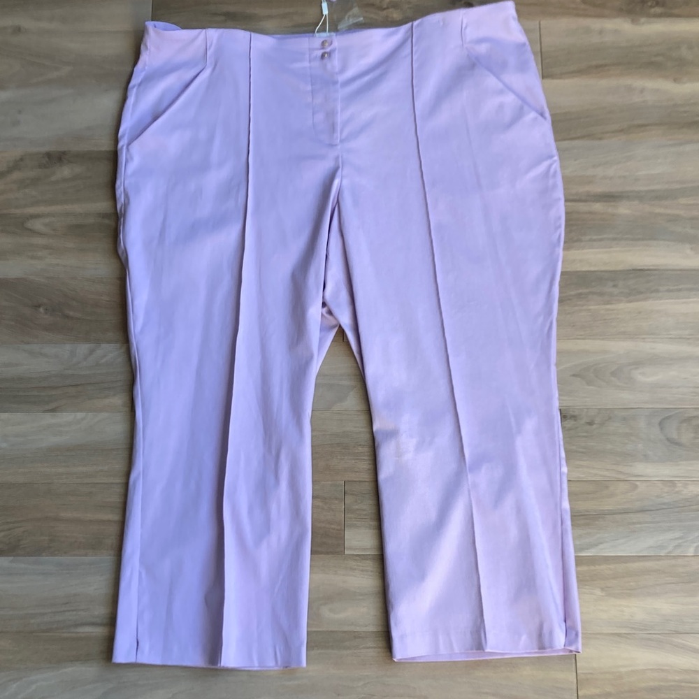 Zac & Rachel lavender pant with stretch career office business casual 24W